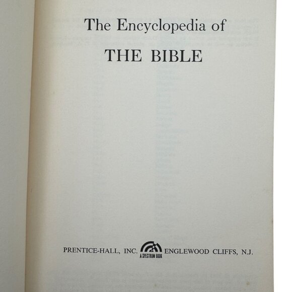 The Encyclopedia Of The Bible Paperback Book By Prentice-Hall Spectrum 1965 - Picture 11 of 14